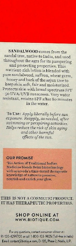 Biotique Sandalwood Sunscreen Ultra Soothing Face Lotion, 120 ml-11.webp